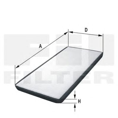 FIL FILTER hc7025 -  Фильтр воздуха в салоне
